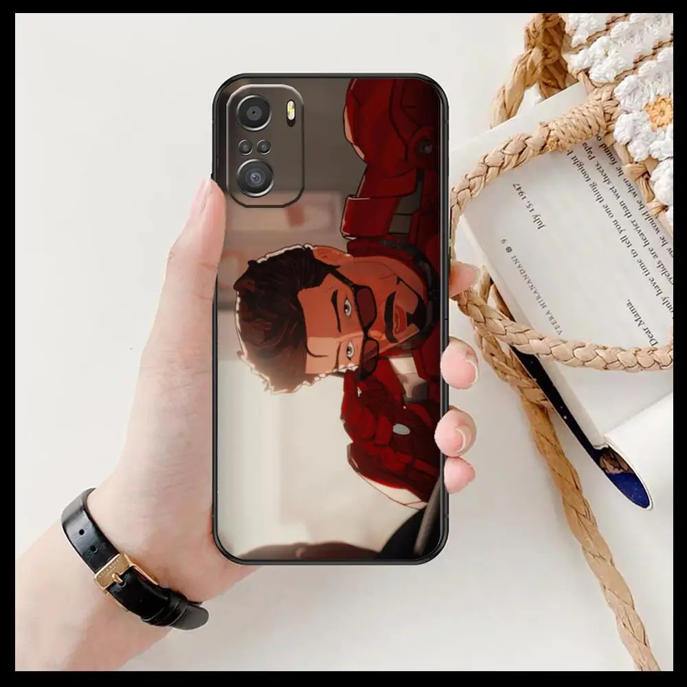 Фото Новый Стильный чехол для телефона Marvel для xiaomi redmi 11 Lite pro Ultra 10 9 8 MIX 4 FOLD 10T черный силиконовый чехол №2