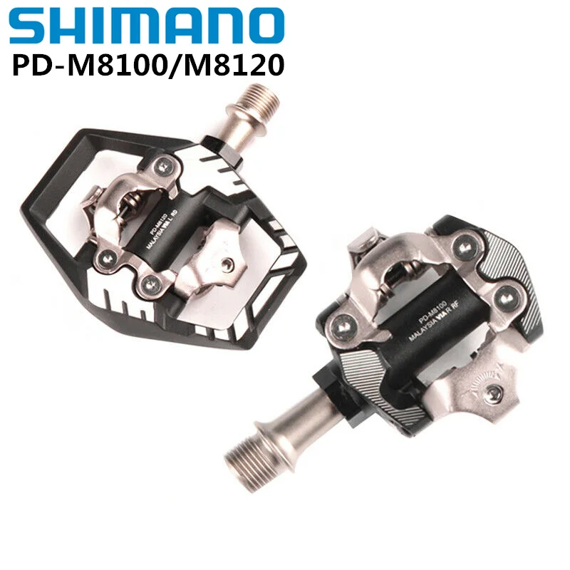 Shimano pedales para bicicleta de montaña, Deore XT, PD M8100, carrera, SPD, PD M8120, con tacos de SM SH51|Pedal de bicicleta| - AliExpress