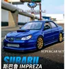 WELLY 1:24   Subaru - Impreza Dark blue  alloy car model simulation car decoration collection gift toy Die casting model boy toy ► Photo 2/6