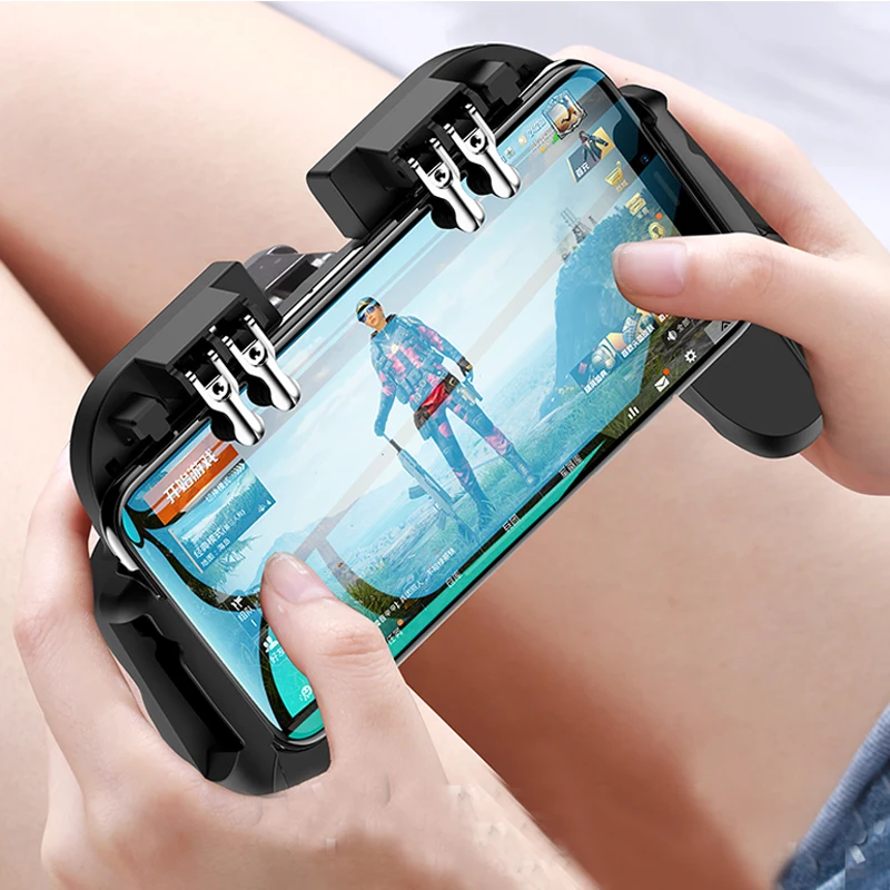 Мобильный игровой геймпад кулер охлаждающий вентилятор Fire PUBG мобильный игровой контроллер Джойстик металлический L1 R1 триггер