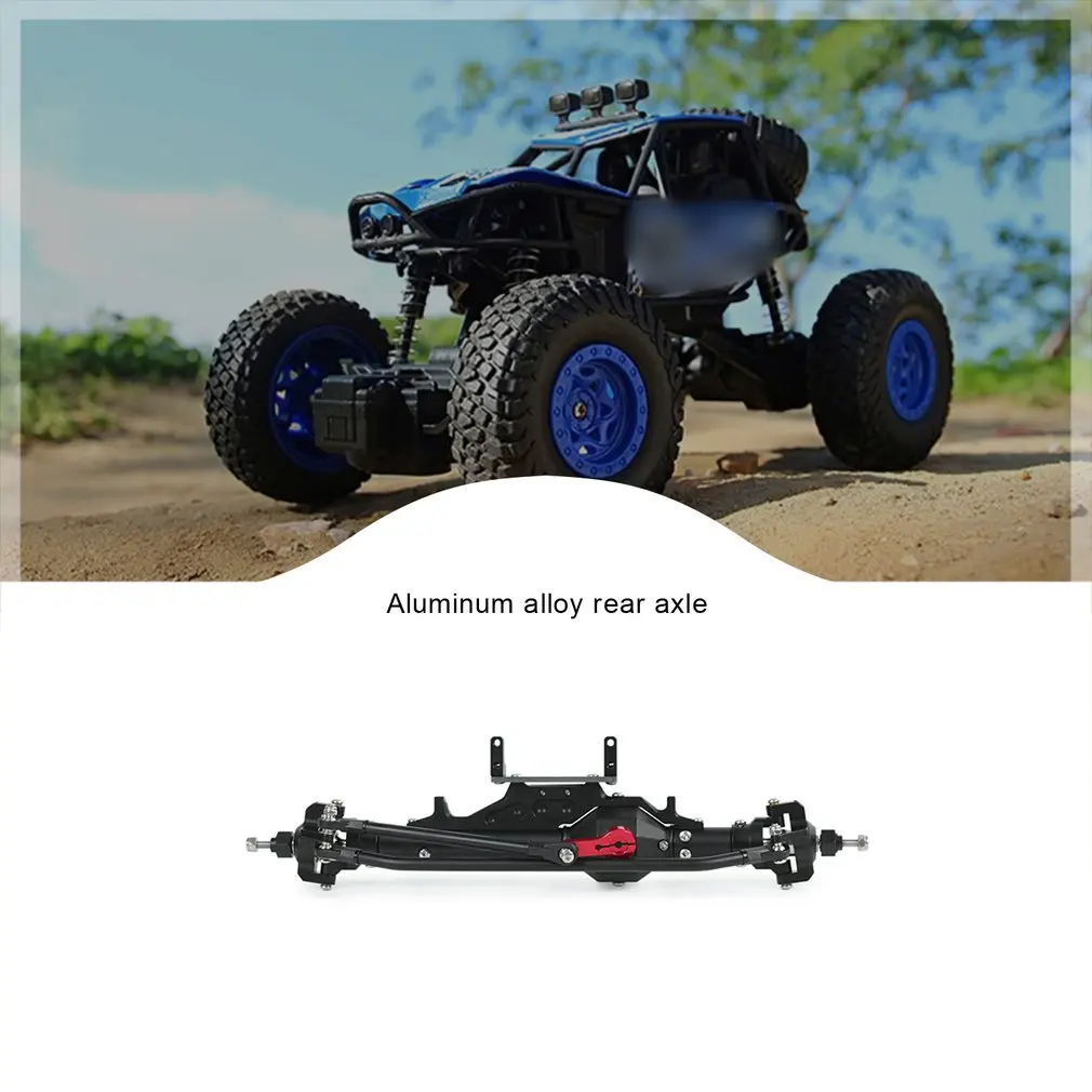 

RC Car CNC Metal Rear Axle with Protector for Axial RR10 WRAITH RC Crawler Car Axial Car Model Accessories