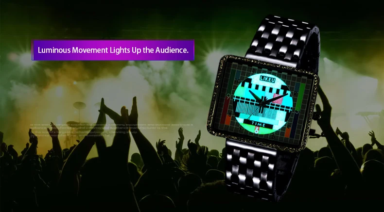 2021 new TV watch male and female luminous creative personality female watch student fashion electronic quartz watch