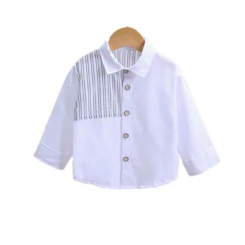 

Baby Boys Girls Cotton Clothes Children Spring Autumn Stripe Colorblock T Shirt One Piece Infant Kids Fashion Toddler Tracksuits