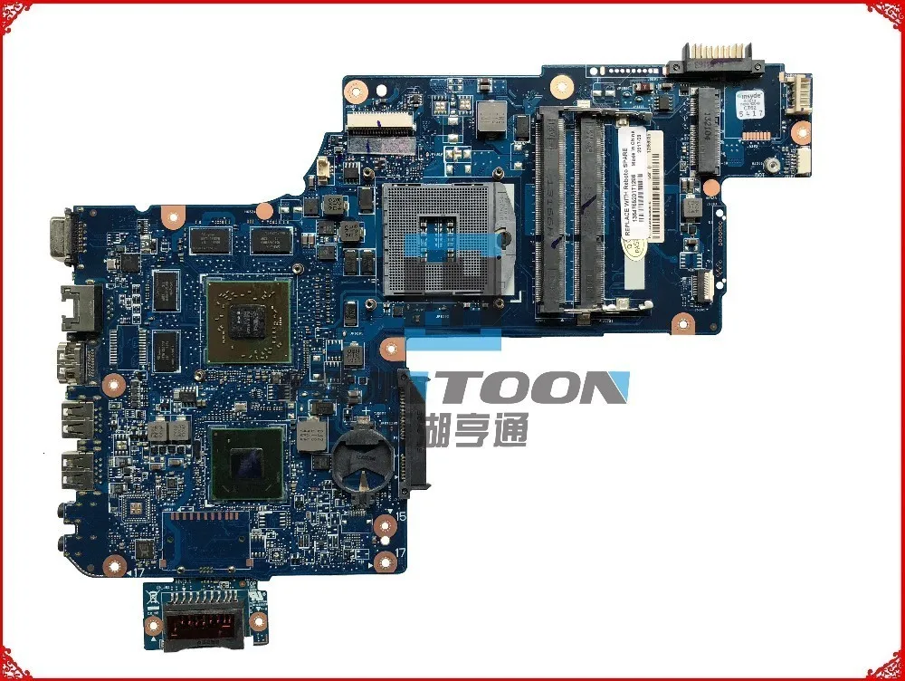 Материнская плата H000041510 для ноутбука Toshiba Satellite C870 L870 HM76 rPGA988B DDR3 HD7610M 1 ГБ 100%