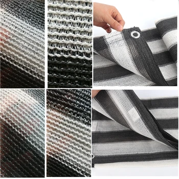 

Grey And White Sunshade Net Awning Sail Window Awning Shade Sail Awning Garden Yard Shade Sun Shade Sail Plant Shelter Summer