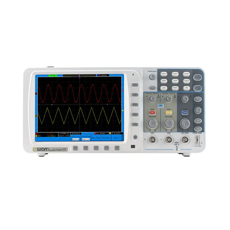 Цифровой осциллограф Owon SDS7102V переносной USB Смарт-осциллограф с 2 каналами 100 МГц