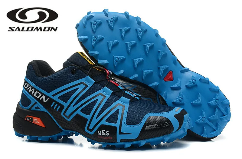 Лидер продаж Salomon speed Cross 3 CS III стиль ходьба беговые кроссовки на шнуровке спортивная обувь мужская беговая Обувь фехтовальная обувь - Цвет: Men-Cross 3 CS-7