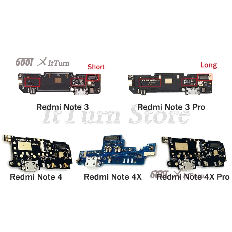Оригинальный USB порт для зарядки док-станция гибкий кабель Xiaomi Mi Redmi Note 3 4 4x Pro