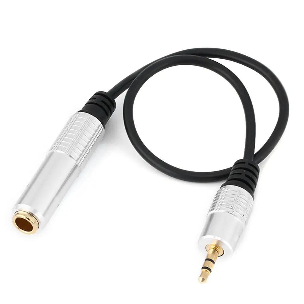 

High Quality 3.5 To 6.5 6.35 Microphone High Fidelity 3.5mm Revolution 6.35mm Female Audio Cable
