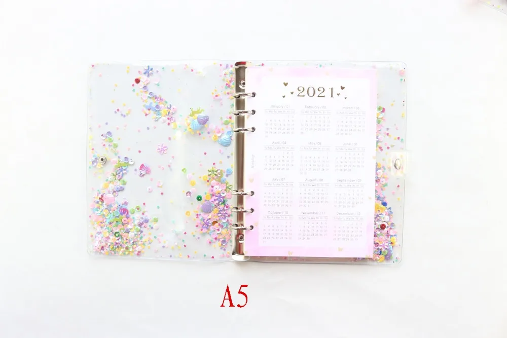 GLITTER BINDER NOTEBOOKS (3)