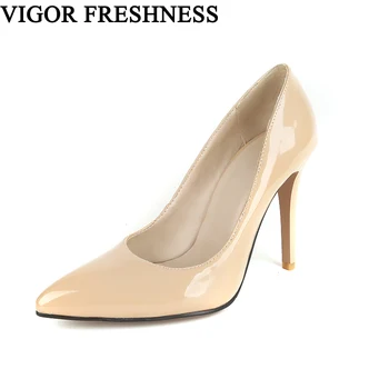 

VIGOR FRESHNESS Women Pumps Spring Woman Shoes Super High Heels Shoes Thin Heels Office Ladies Shoes Classics Autumn Pumps MY143