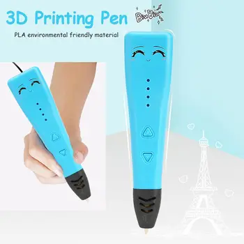

3D Printing Pen Neutral 3 Optional Colors Imagination Stimulation Three-dimensional Drawing Innovative Gift Printing Pen for Chi