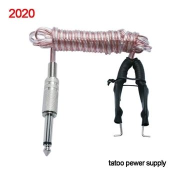 

2020 1pc Hot Tattoo Metal Head Transparent Microphone Clipcord TattooHook Line for Tattoo Power Supply Machine Kit Switch Pedal