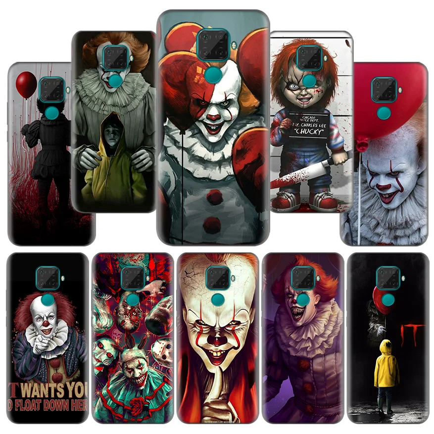 

Pennywise The Clown Horror Pattern Case for Huawei P Smart Plus 2019 P Smart Z Nova 5 5i Pro Y9 Y7 Y6 Y5 2019 2018 Fundas Capa