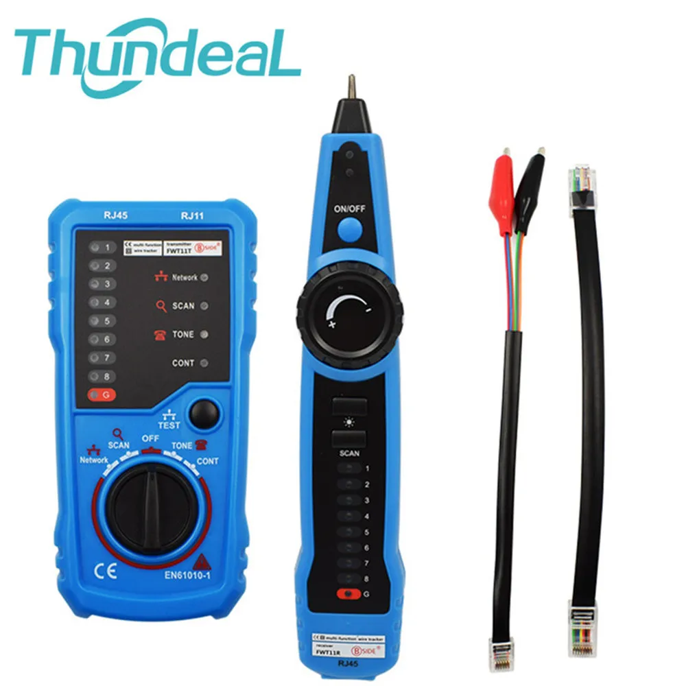  LAN Tester LAN Network Cable Cat5 Cat6 RJ11 RJ45 Detector Telephone Wire Tracer Cable Tracker Toner