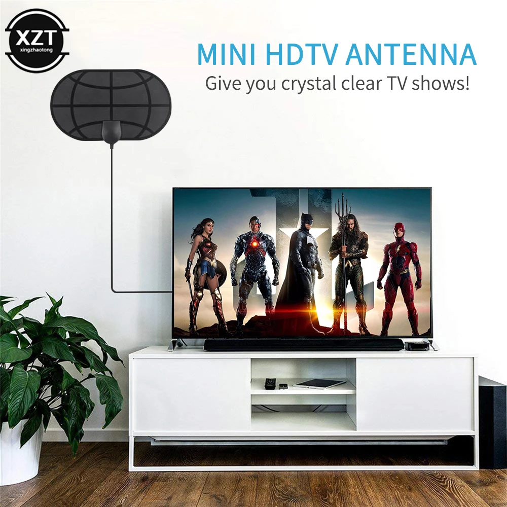 Антенна с радиусом действия 980 Mile Max 4K цифровая HD ТВ антенна для помещения