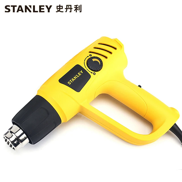 STANLEY Electric Hot Air Gun Heat Gun STXH2000 Industrial Thermoregulator  Shrink Wrapping Thermal Heater Nozzle Power Tool 2000W - AliExpress