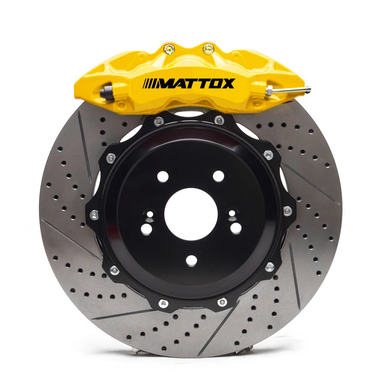 Комплект большого тормоза Mattox E46 модифицированный 6POT штангенциркуль