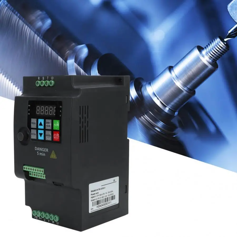 

VFD Inverter 4KW Frequency Converter SKI780-4D0G-4 3P 380V Output CNC Spindle motor speed Control VFD Converter