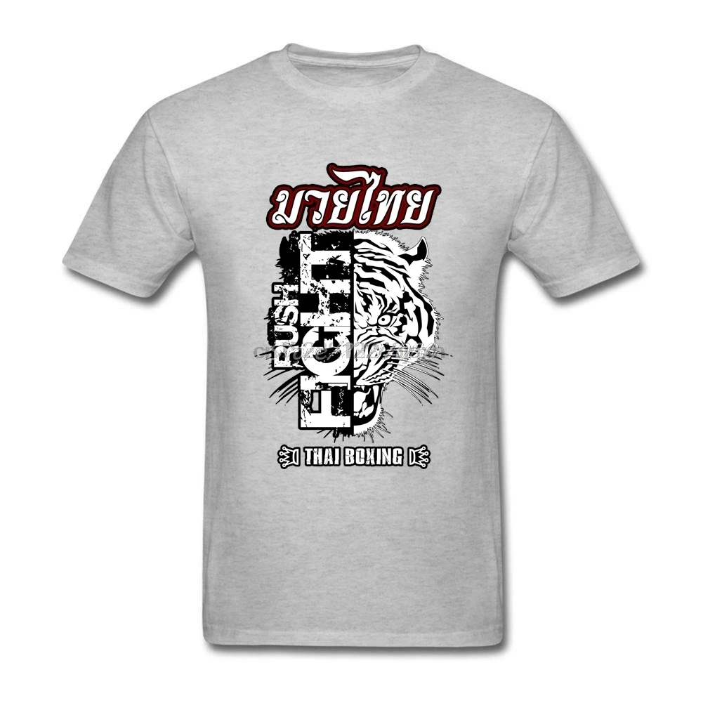 Muay Thai Boxinger T Shirt Short Sleeve Custom Brand Clothing Pop Street Wear Xxxl O Neck Cotton Tiger Clothes For Men |