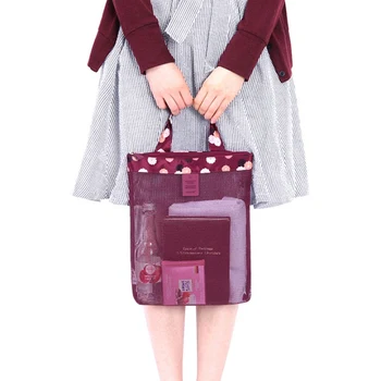 

Transparent Mesh Bag Large Capacity Beach Bags Men Women Outdoor Sports Hiking Swimming Handbag