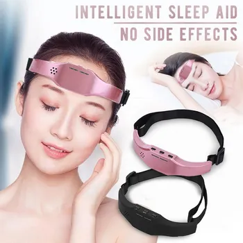 

Insomnia Treatment Head Migraine Pain Relief Massager Equipment Soothe Anxiety Release Stress Headband Electric Head Massager