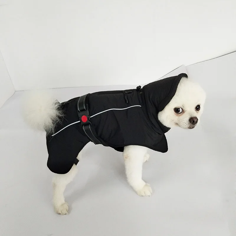 Водонепроницаемая одежда для собаки зимняя одежда для собак комбинезон Пудель Бишон для Мопсов, французских бульдогов корги золотой ретривер костюм