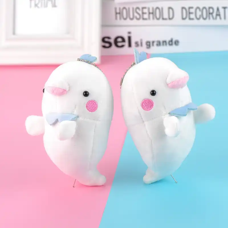 Tiburón de peluche, juguete Popular, compañero para dormir, juguete suave, regalo para enamorados, tiburón bebé, Animal lindo relleno almohada con pez, juguetes para niños|Cine y TV| - AliExpress