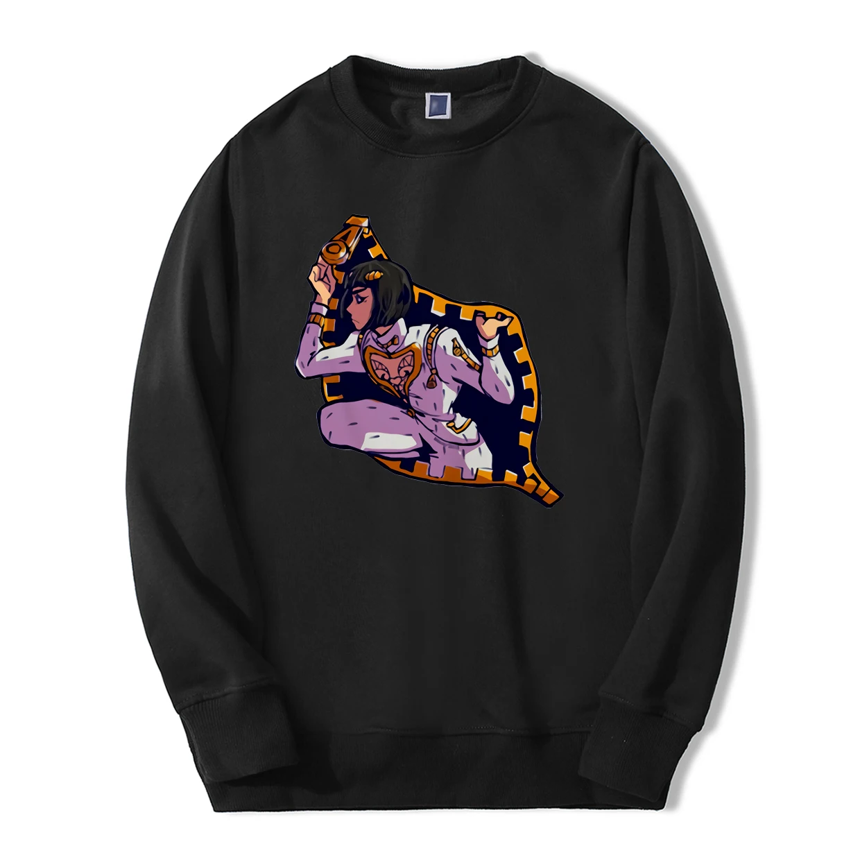 Мужская Флисовая Толстовка JoJo модная толстовка с липкими пальцами в стиле