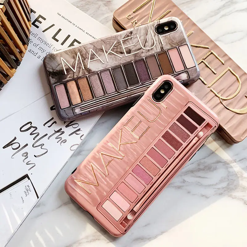 Чехол для телефона CASEIER Girly iPhone 11 Pro XS Max XR X палитра теней век чехол 8 7 6 6S Plus Мягкий
