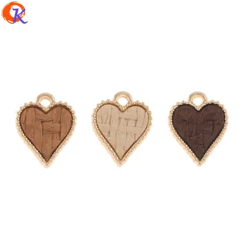 

Cordial Design 100Pcs 11*14MM Jewelry Accessories/Charms/Rattan Effect/Heart Shape/DIY Earring Making/Hand Made/Earring Findings