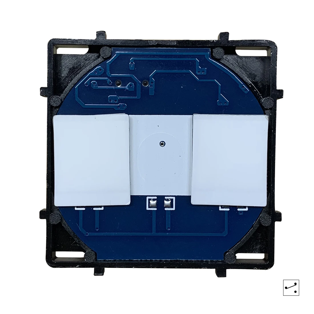 3 gang ac 110 switch 240v interruptor controle sem painel vidro 03