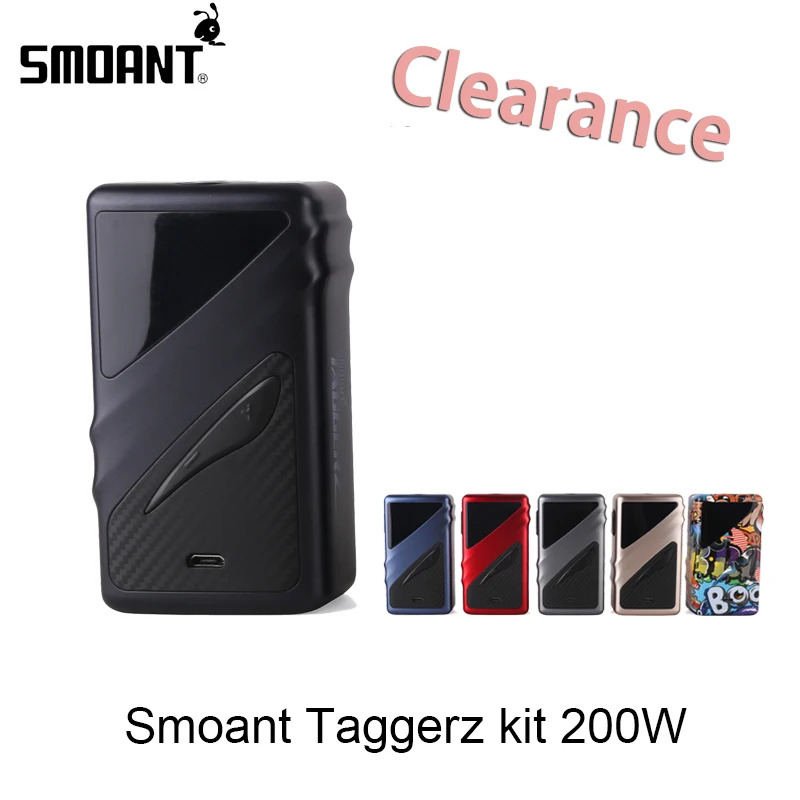 Оригинальный Smoant Taggerz 200 вт мод бокс для электронных сигарет OLED экран электронная