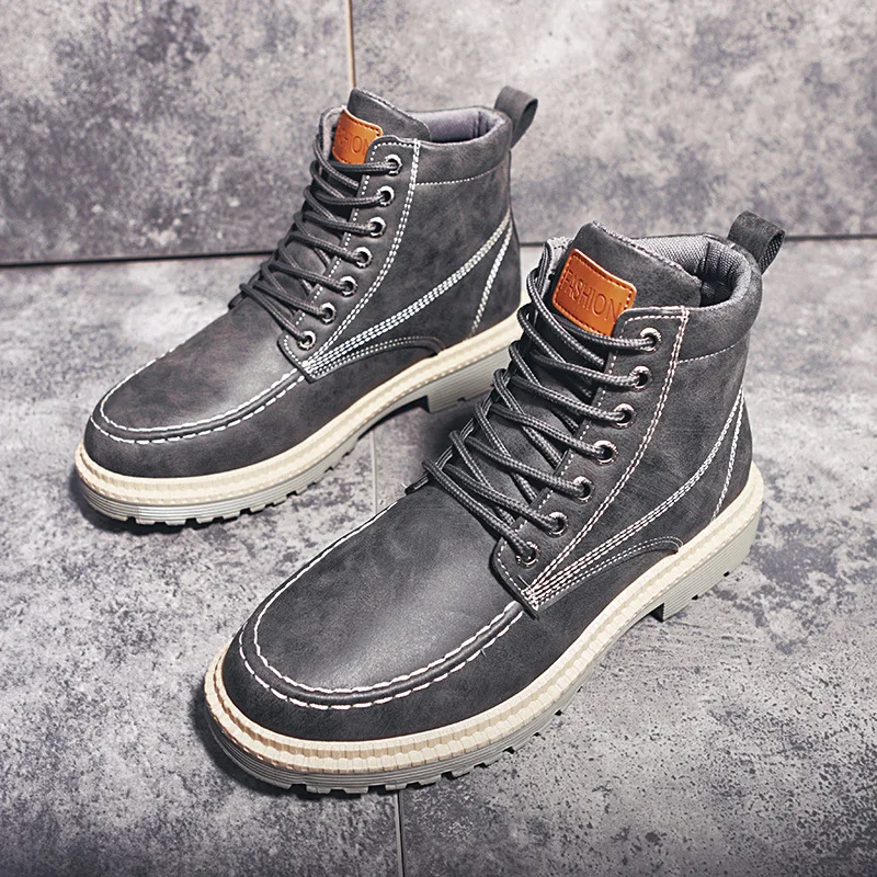 chaussure se sécurité homme chaussures pour homme bottes militaire  hommeBottes imperméables en cuir pour homme et femme, baskets chaudes en  peluche, chaussures de neige décontractées, grande taille, bateau, hiver,  2022 - AliExpress