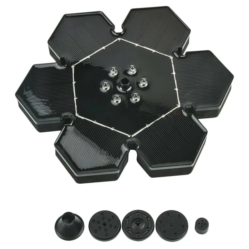 

Led Lights Solar Powered Fountain Floating Fountain Bird Bath Garden Fountain