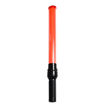 

54cm Fluorescence Signal Flash Warning Multifunctional Light Stick Police Hand Tools Glow LED Traffic Baton Indicator Safty Wand