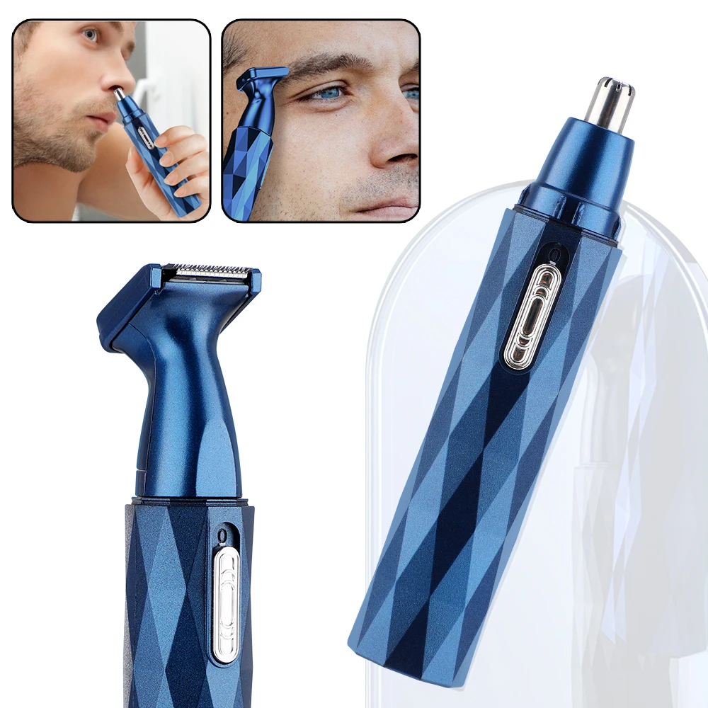 Electric Nose and Ear Hairs Trimmer Rechargeable Beard Razor Clipper