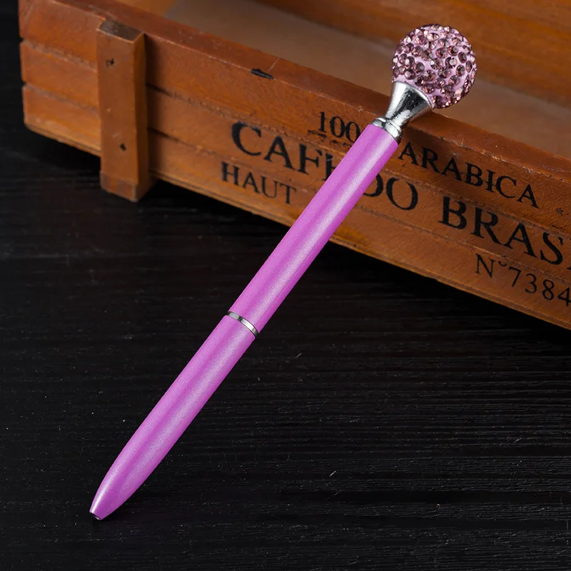 20 шт, 11 цветов, ручка с водными кристаллами, креативный стилус, стилус для письма, Канцелярские и школьные ручки - Цвет: 20 pcs purple