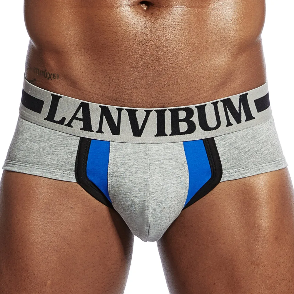 LANVIBUM мужские трусы мужское нижнее белье дышащие цветные хлопковые сексуальные