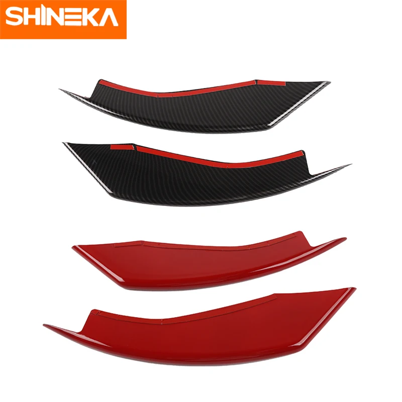 SHINEKA ABS автомобильные передние противотуманные фары светильник век декоративная