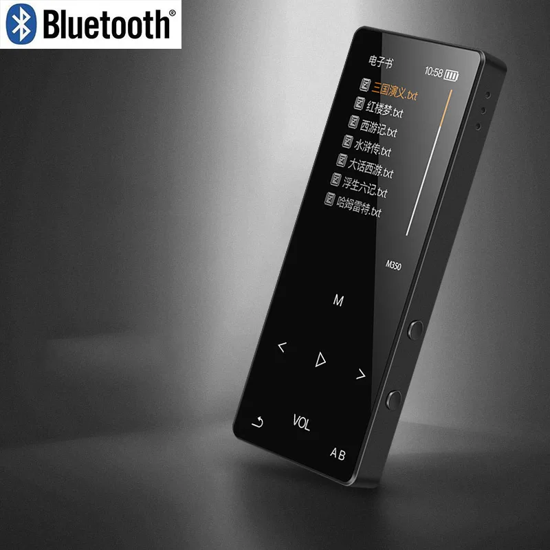 Новинка металлический bluetooth MP3 плеер 8 Гб Встроенный динамик fm радио Электронная