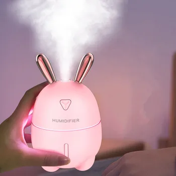 

Cute USB Rabbit Air Humidifier Ultrasonic Aromatherapy Diffuser Air Mist Maker Aroma Humidification For Home Car Office