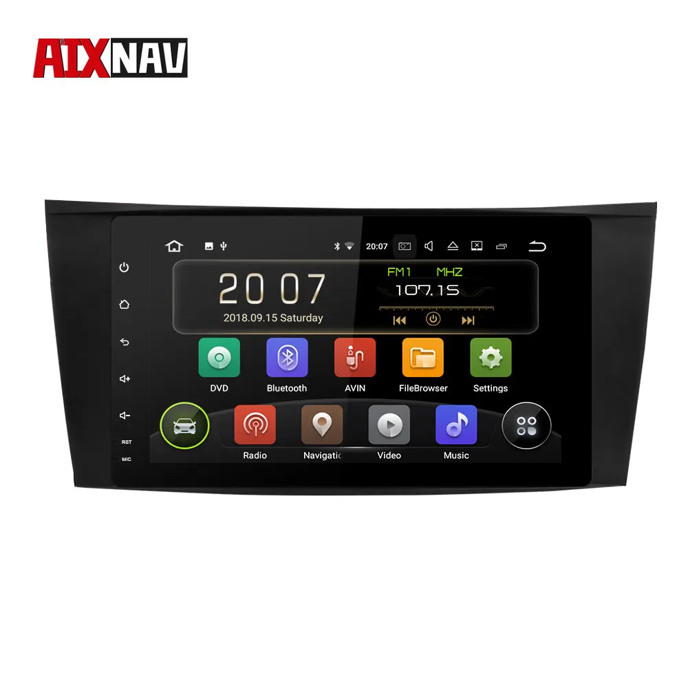 #*Cheap Android 8.1 Car GPS Navigator Autoradio Record Player for Mercedes Benz CLK320 4 Core DSP 1 Din Radio Screen FM GPS Navigation