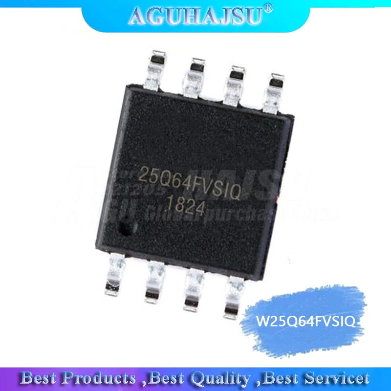 5pcs W25Q64FVSIQ 25Q64FVSIQ 25Q64FVS1Q SOP8 integrated circuit ...