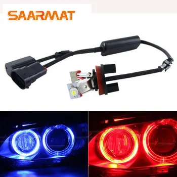 

2Pcs Canbus 10W E90 E92 H8 LED Angel Eyes Led Marker Lights Headlight for BMW X5 E70 X6 E71 E90 E91 E92 M3 E89 E82 E87