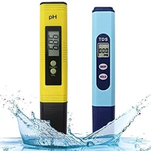 Качество воды Тесты метр, прибор для измерения уровня Ph Tds метр 2 в 1 комплект с 0-14.00Ph и 0-9990 Ppm Диапазон измерения для гидропоники, Аквариумы, Dri