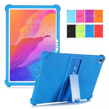 

Soft Silicone Case For Huawei MatePad T10 T10S AGS3-AL00 AGS3-W00D AGS3-W00E 10.1" With Bracket Anti-Shock Protective Shell Fund