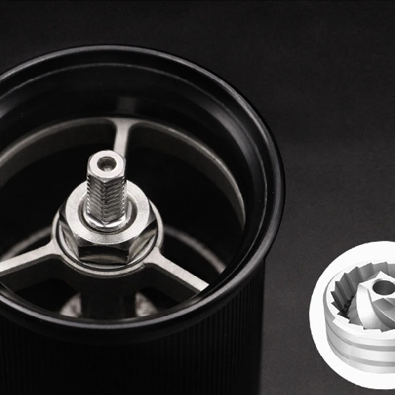 Billige HAANZHALL 50MM Manuelle kaffeemühle edelstahl Grat mühle Konische Coffe bean miller Manuelle Kaffee Fräsen maschine