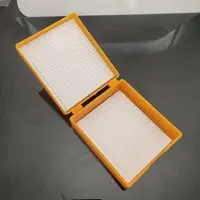 Plastic Microscope Glass Slide Box 25pcs Biological Slices Storage Case Holder for Prepared Microscope Slides 1