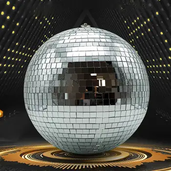

12 PCS Mirror Disco Ball Diameter 3cm Silver Hanging Party Disco Ball for Party or DJ Light Effect, Home Decorations,Stage Props
